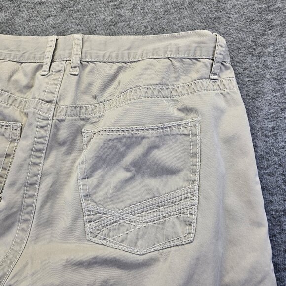 BKE Casuals Derek Straight Leg Khakis Mens Size 36L (36x31.5) Beige 100% Cotton - Picture 4 of 10